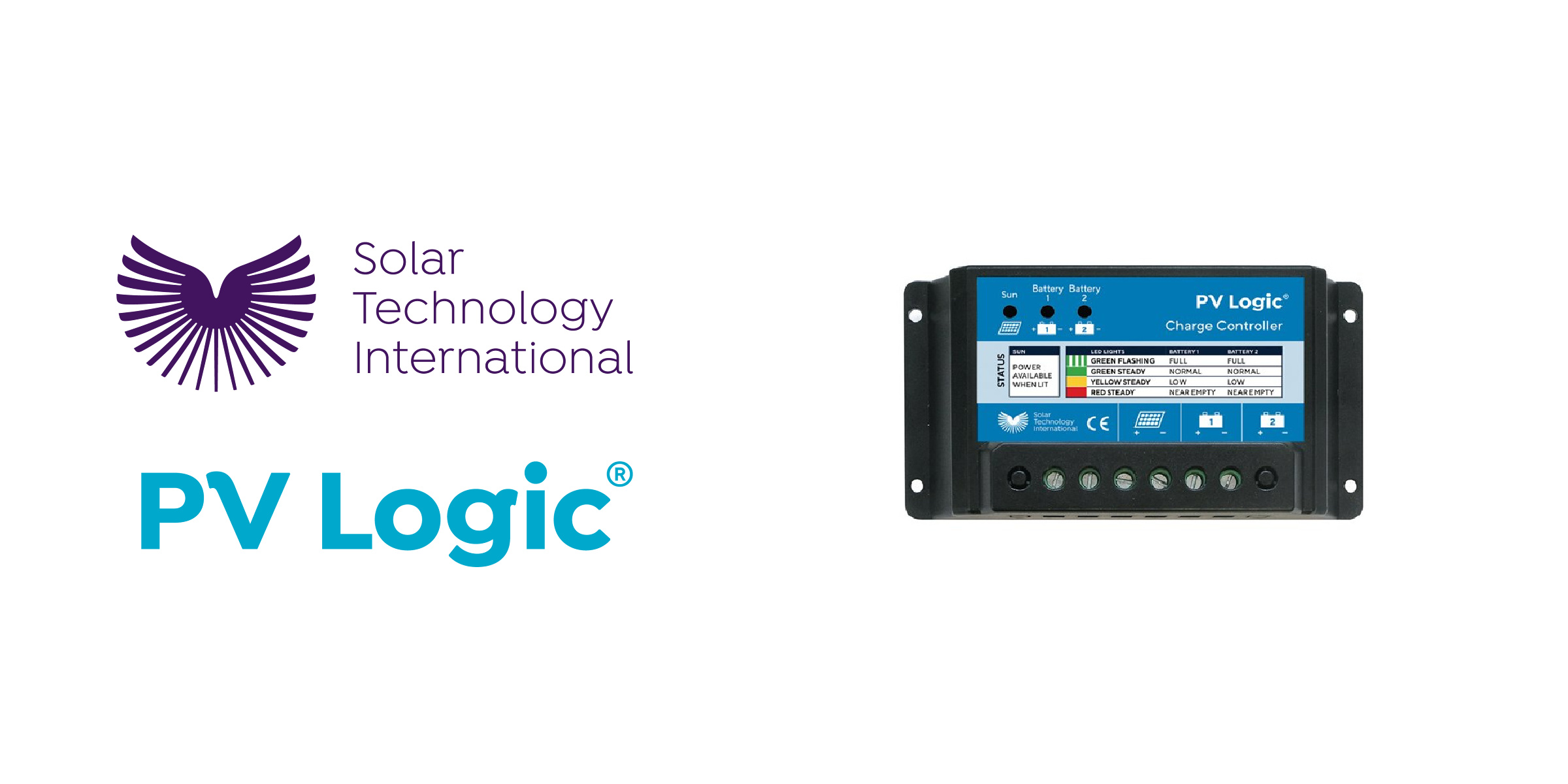 PV Logic Solar Panel Charge Controllers